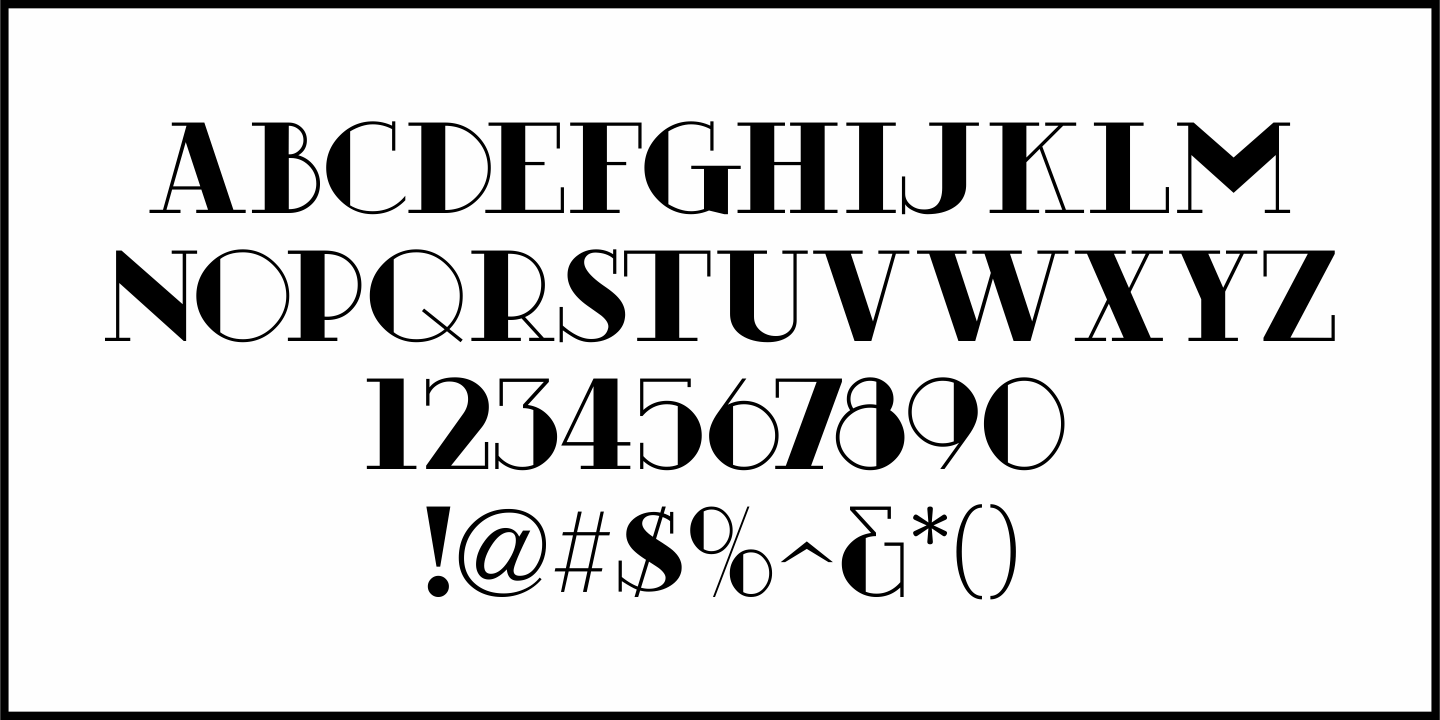 Western Suburbs Font Poster #3