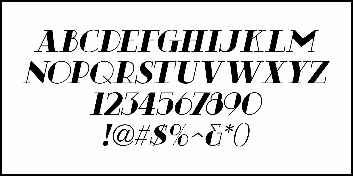 Western Suburbs Font Poster #5