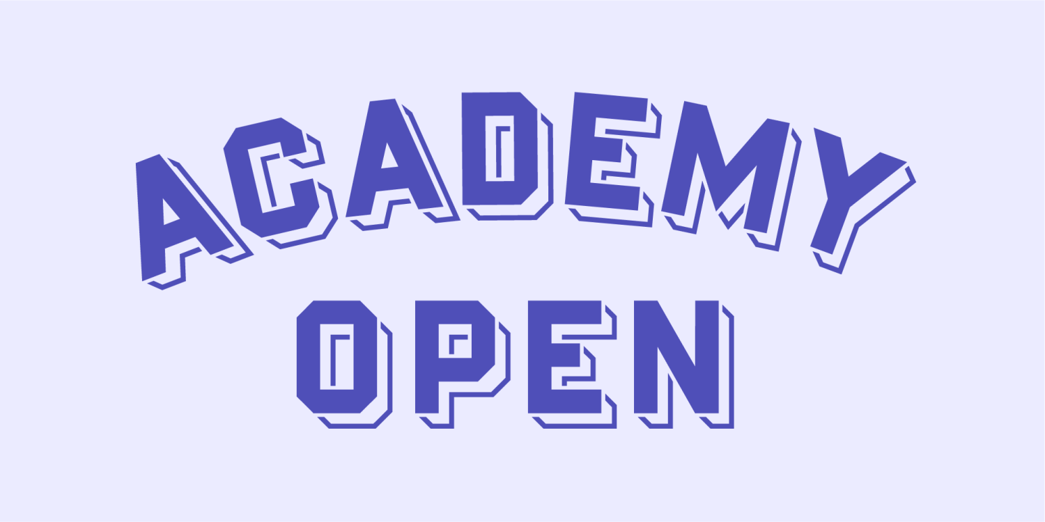 Academy Open Poster