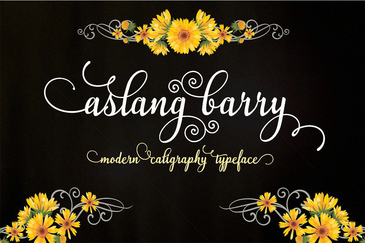 Aslang Barry Font Poster #1