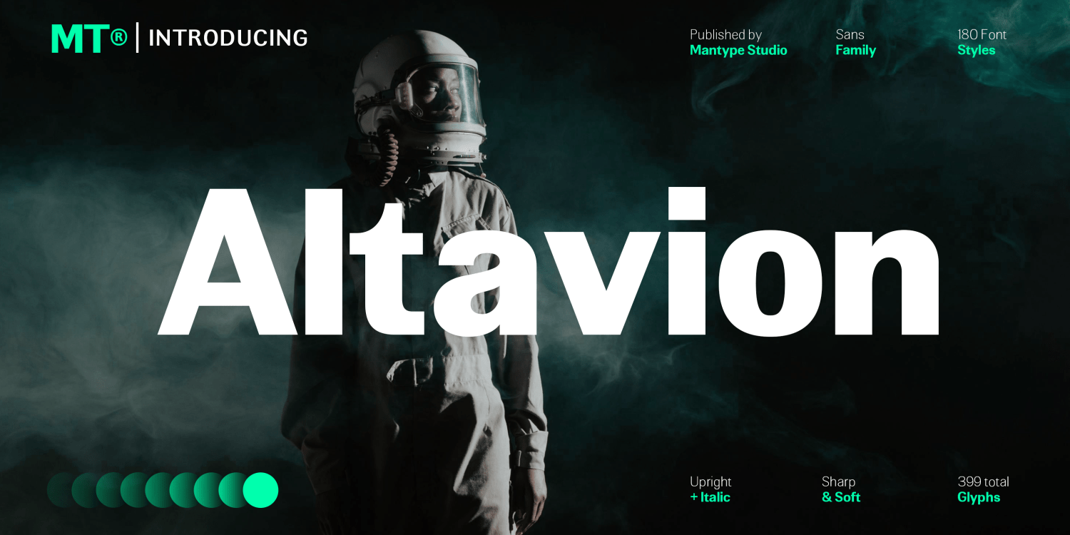 Altavion Font Poster