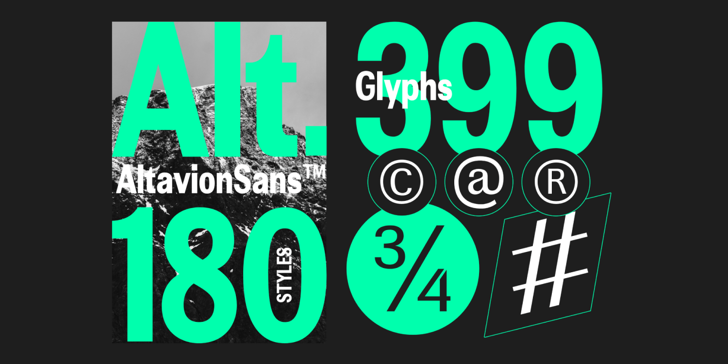 Altavion Font Poster #1