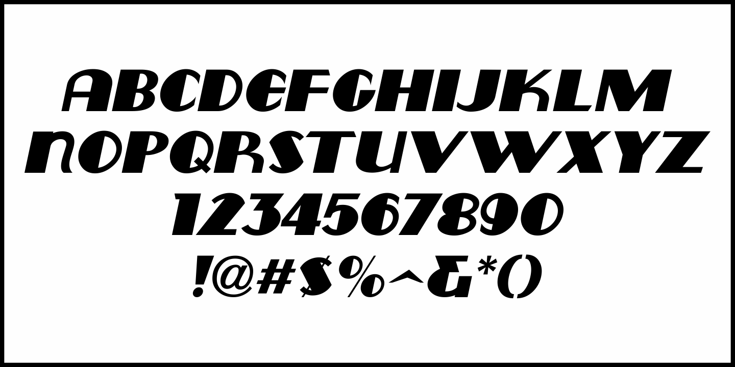 Theater Audience Font Poster #1