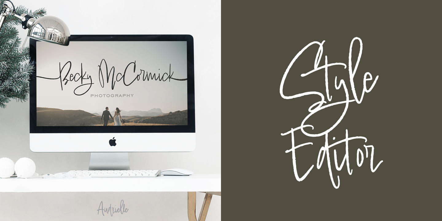 Audrielle Pro Font Family - Poster #13