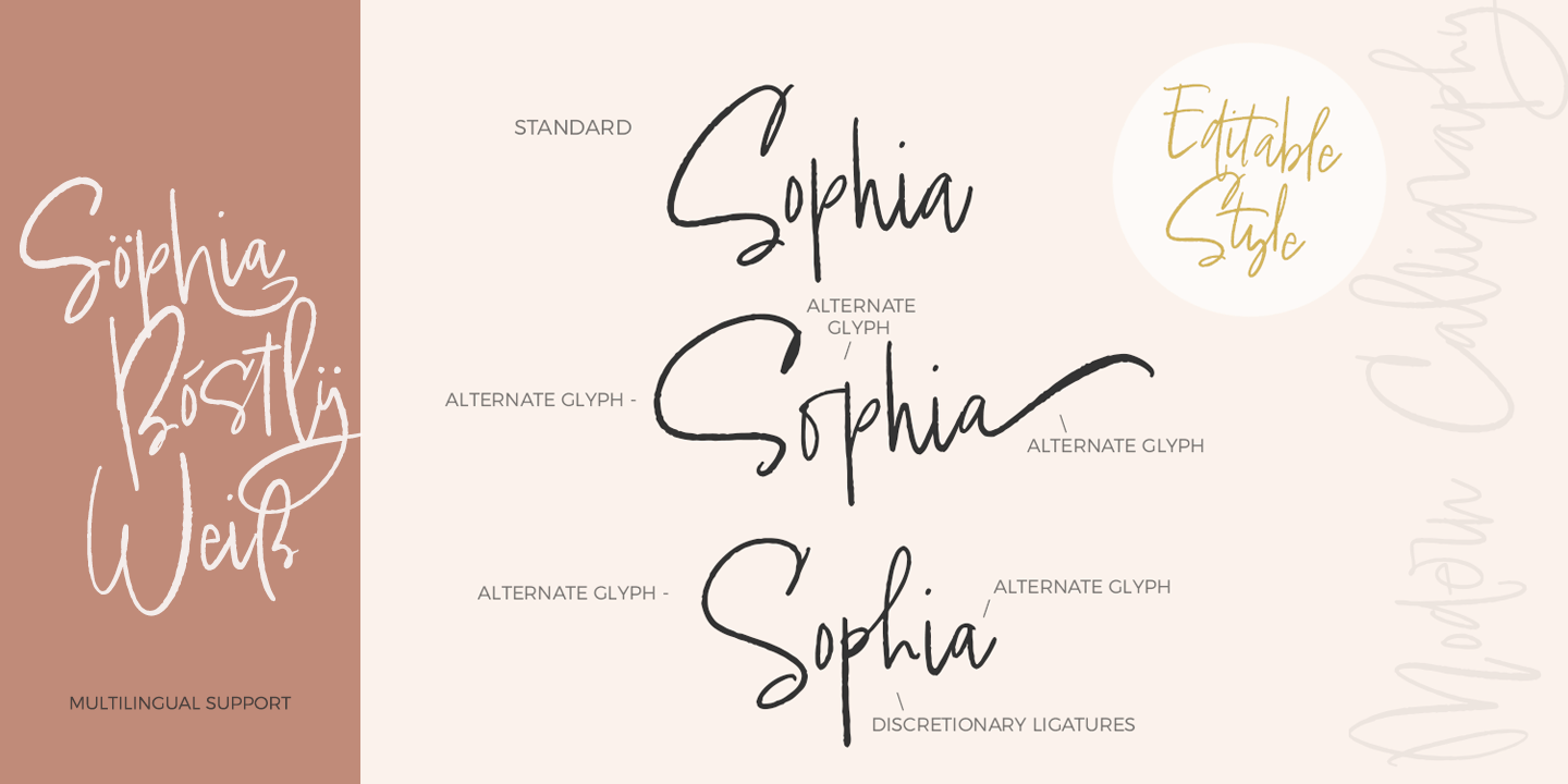 Audrielle Pro Font Family - Poster #7