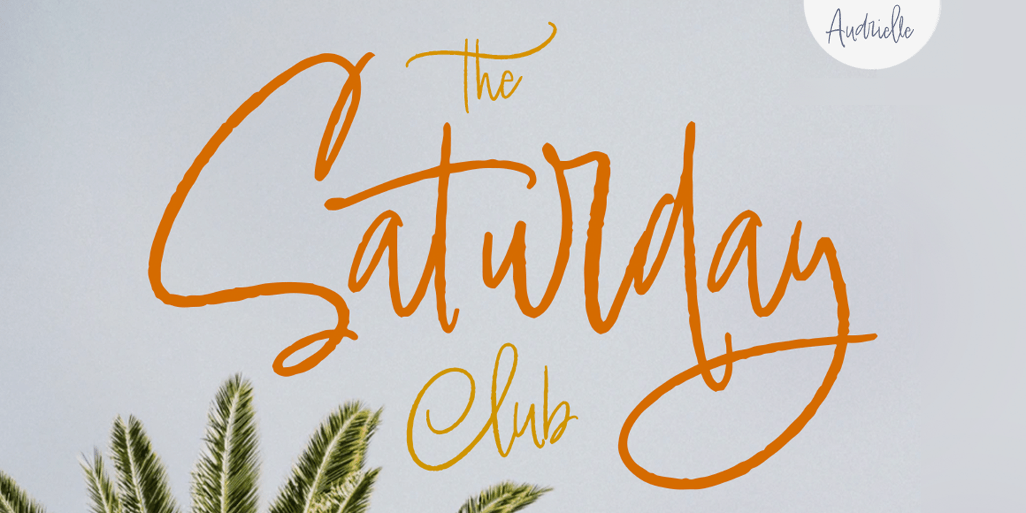 Audrielle Pro Font Family - Poster #8