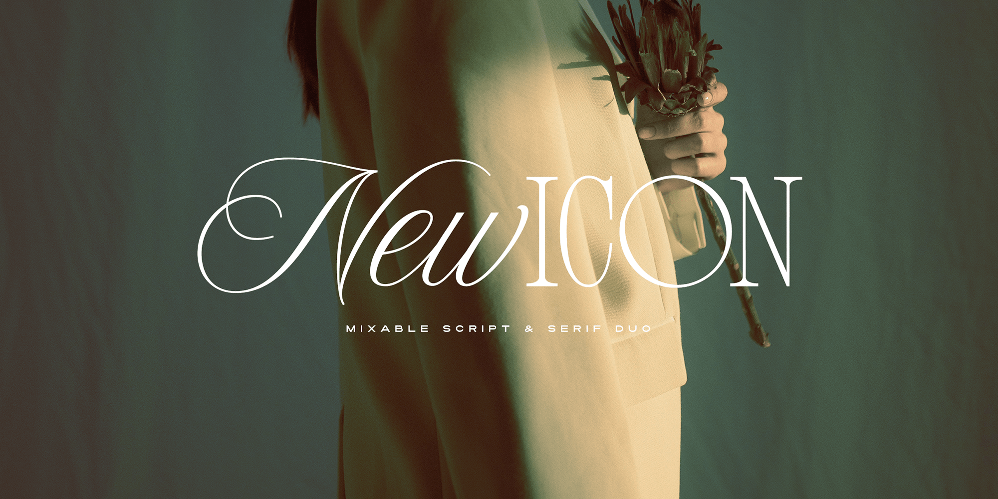 New Icon Font Poster