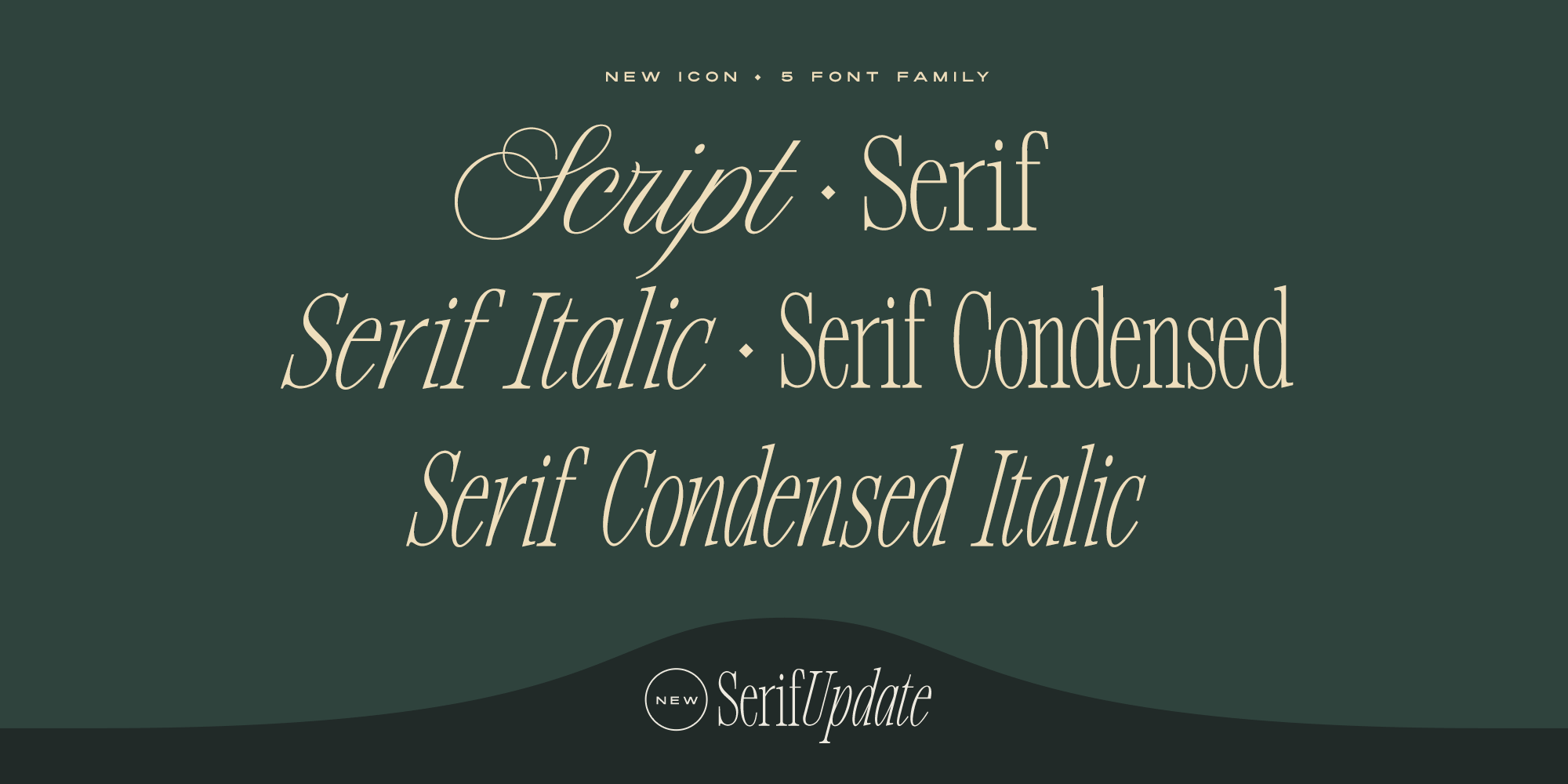 New Icon Font Poster #1