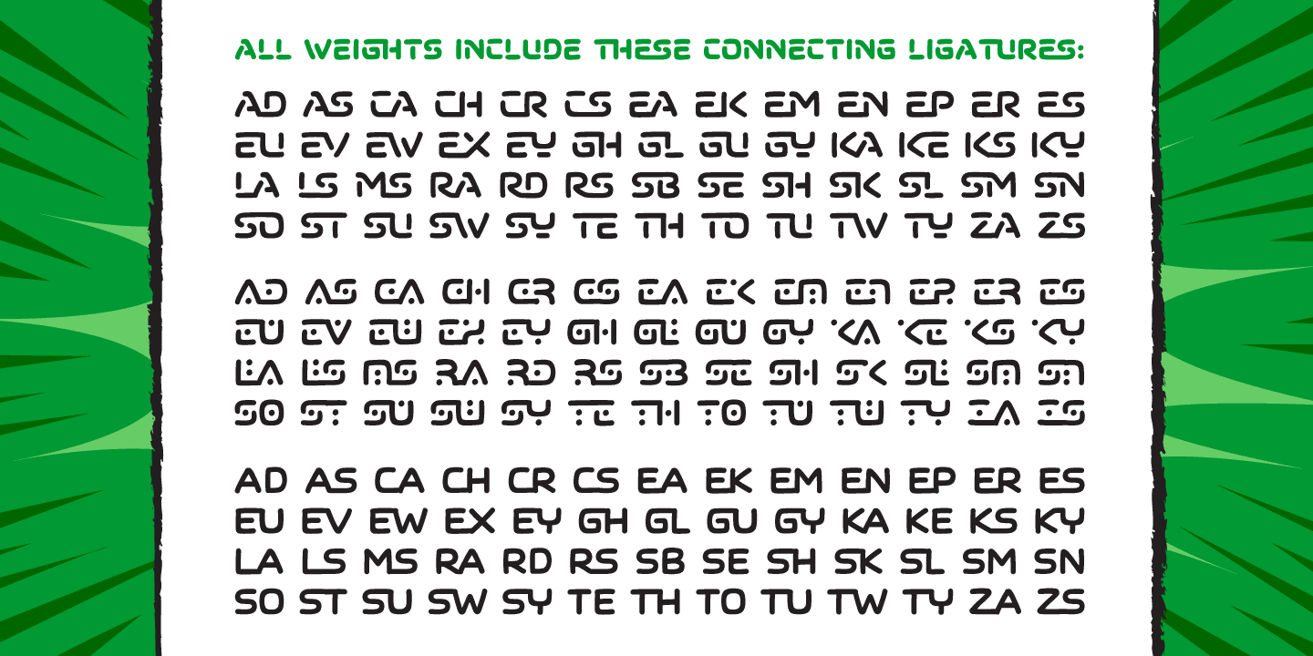 Lunar Modular Font Poster #1