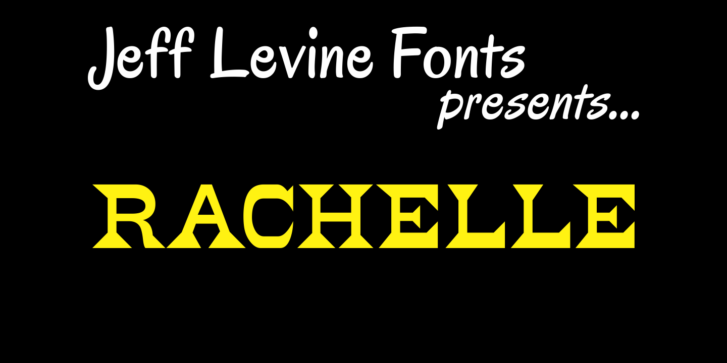 Rachelle Font Family Poster