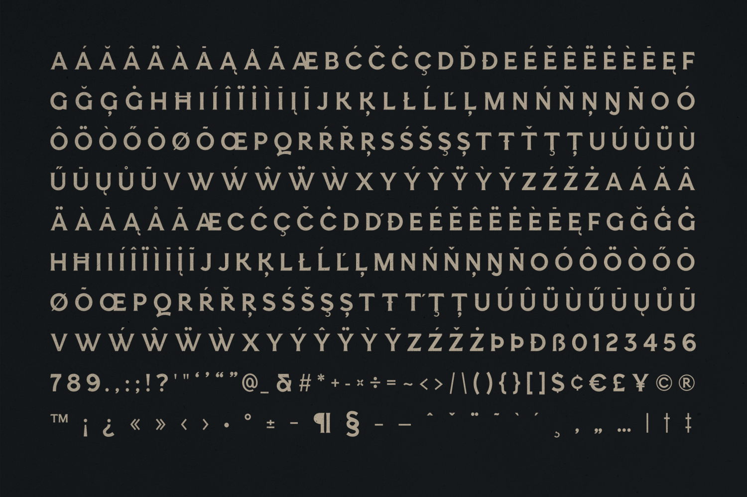 Esquie Type Font Poster #1