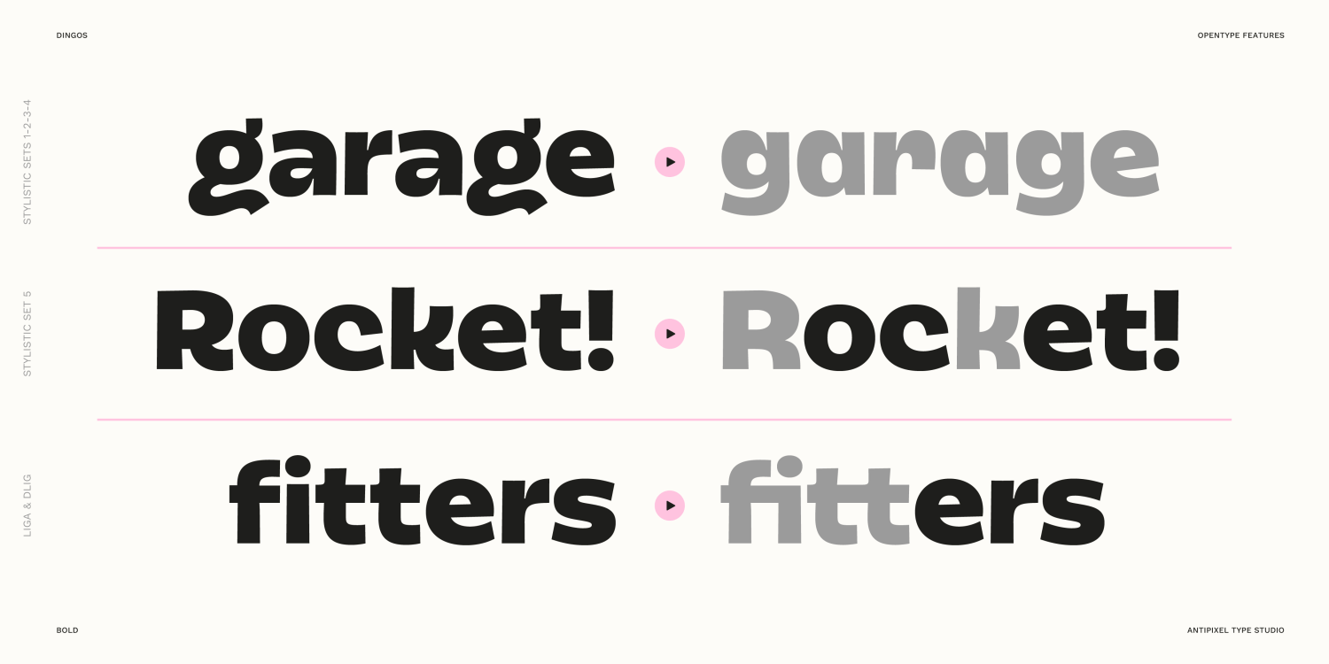 Dingos Font Poster #1
