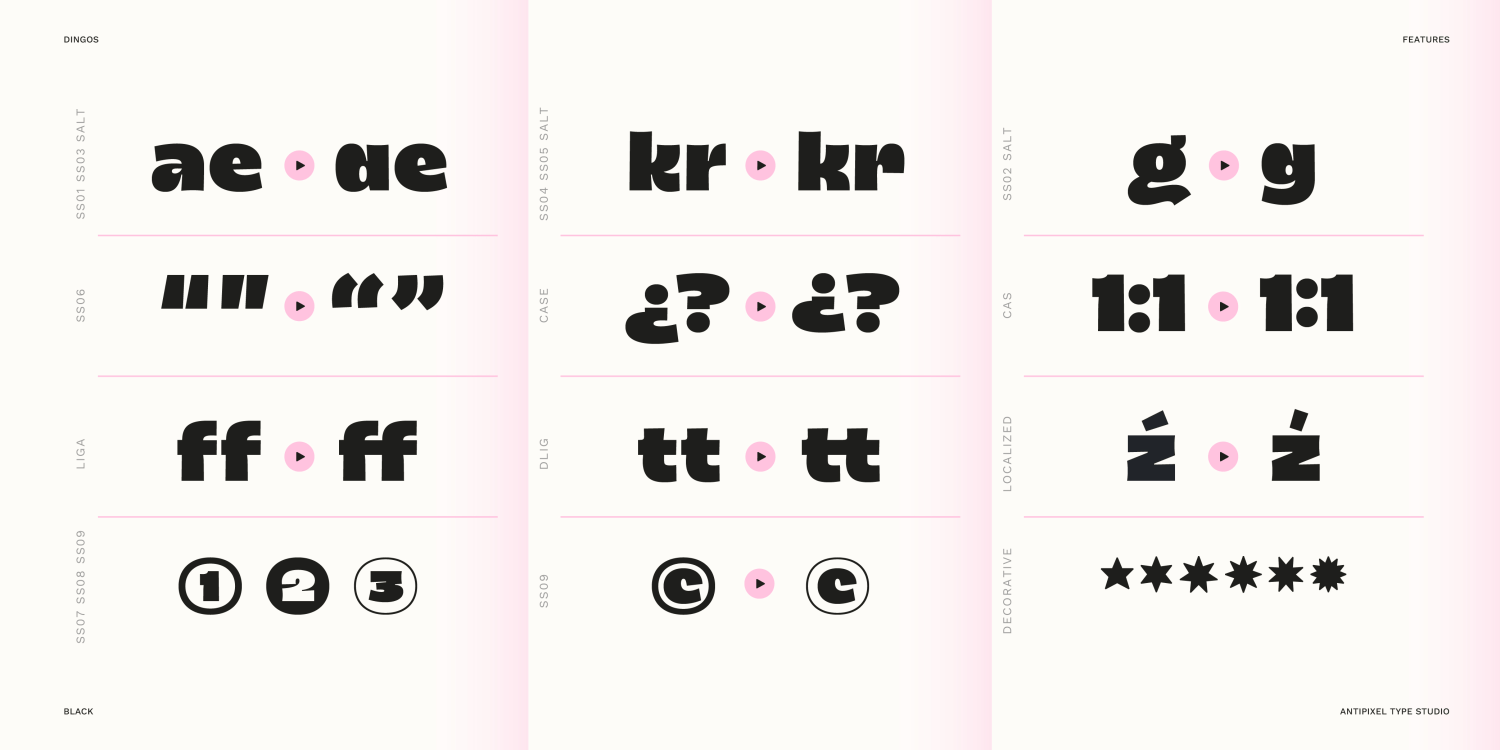 Dingos Font Poster #1