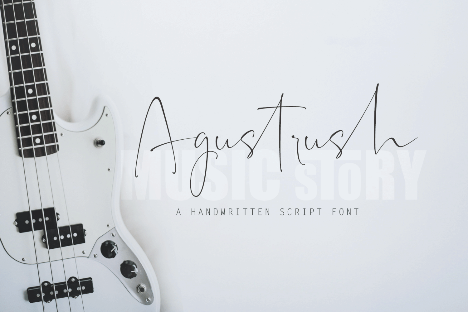 Agustrush Font Family