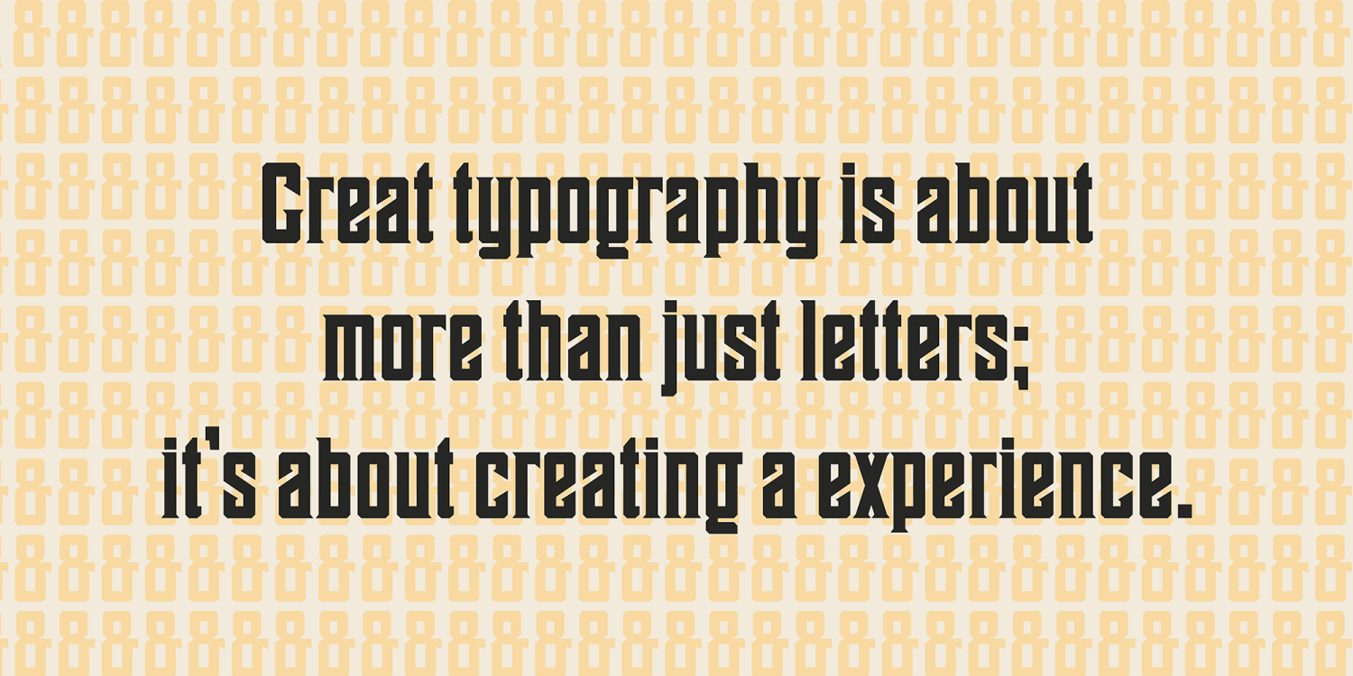 Neue William Font Poster #1