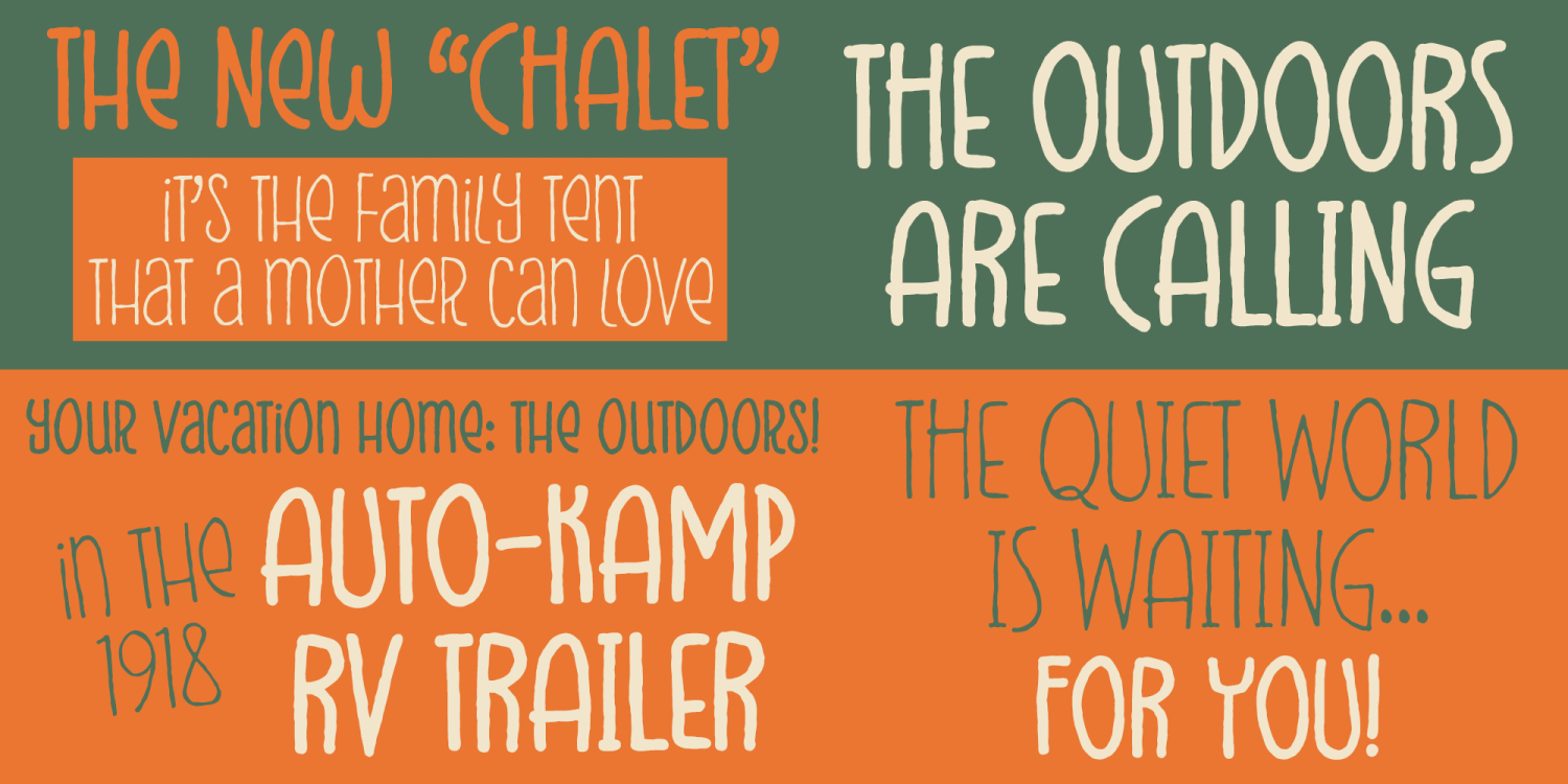 Mister Greeblie Font Poster #1