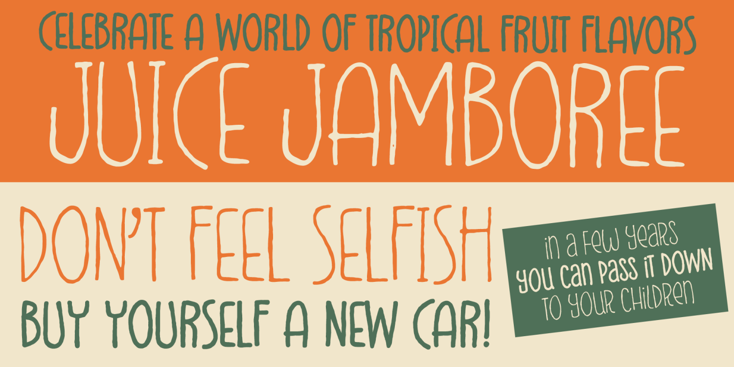 Mister Greeblie Font Poster #1