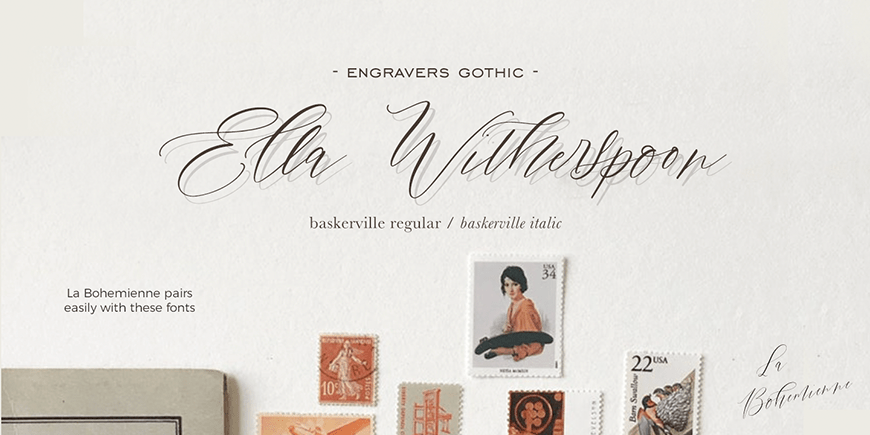 La Bohemienne deLuxe Font Poster #1
