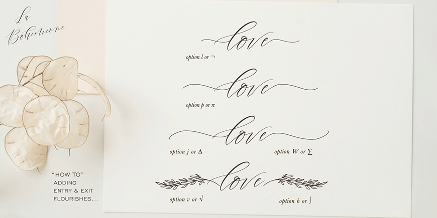 La Bohemienne deLuxe Font Poster #1