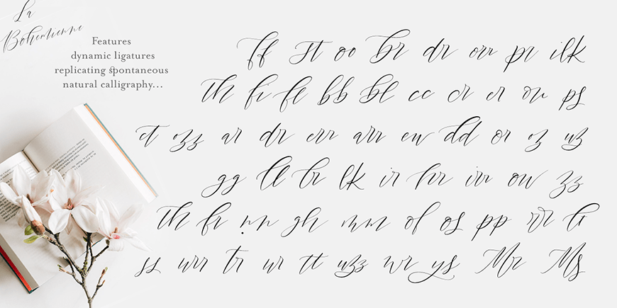 La Bohemienne deLuxe Font Poster #1