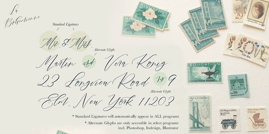 La Bohemienne deLuxe Font Poster #1