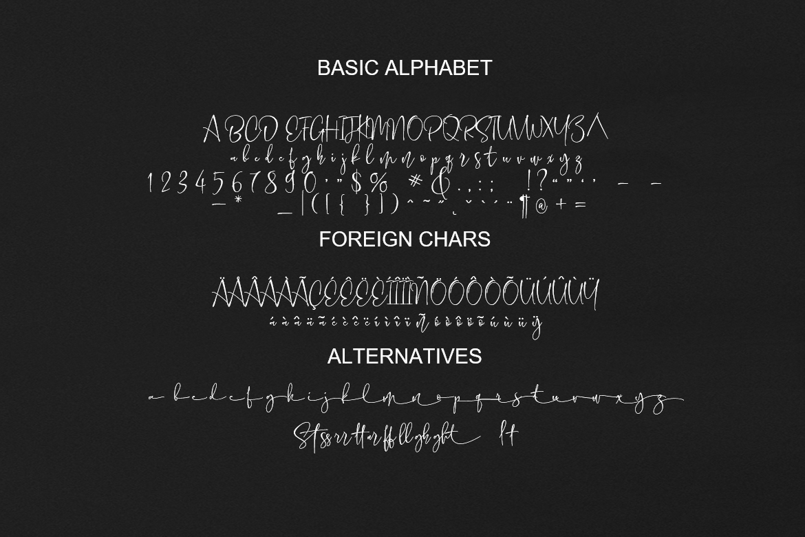 Story Script Font Poster #5