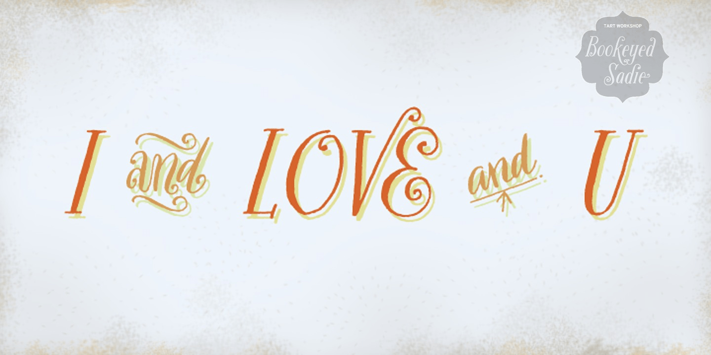 Bookeyed Sadie Ampersands Font Poster #1