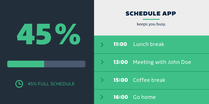 Riona Sans Regular Font Poster #1