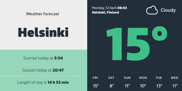 Riona Sans Regular Font Poster #1