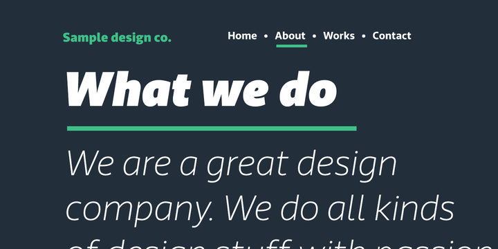 Riona Sans Regular Font Poster #1