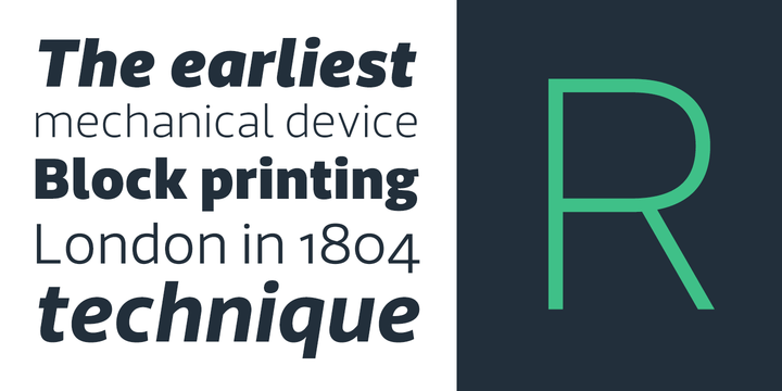 Riona Sans Regular Font Poster #1