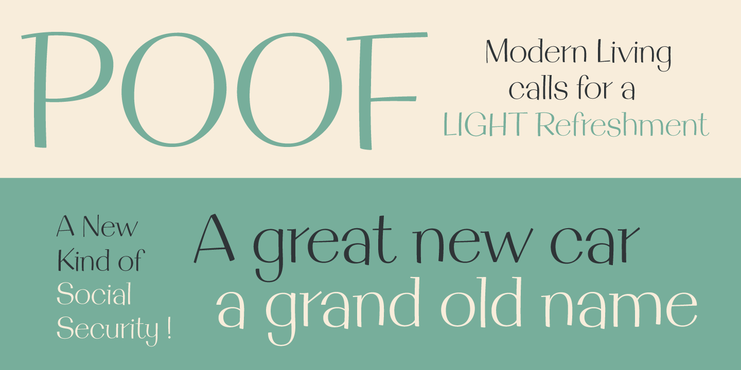 Filmotype MacBeth Font Poster #1