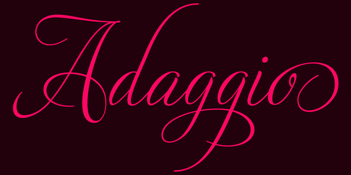 Adios Script Pro Font Poster #1