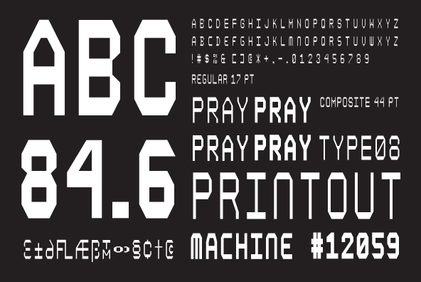 YWFT Composite Regular Font Poster #1