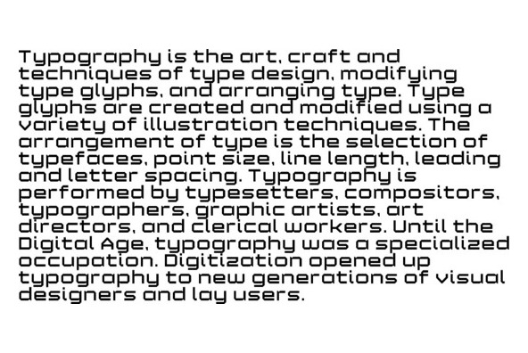 YWFT Maetl Regular Font Poster #1