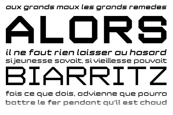 YWFT Maetl Regular Font Poster #1