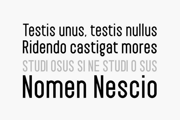 YWFT Pakt Regular Font Poster #1