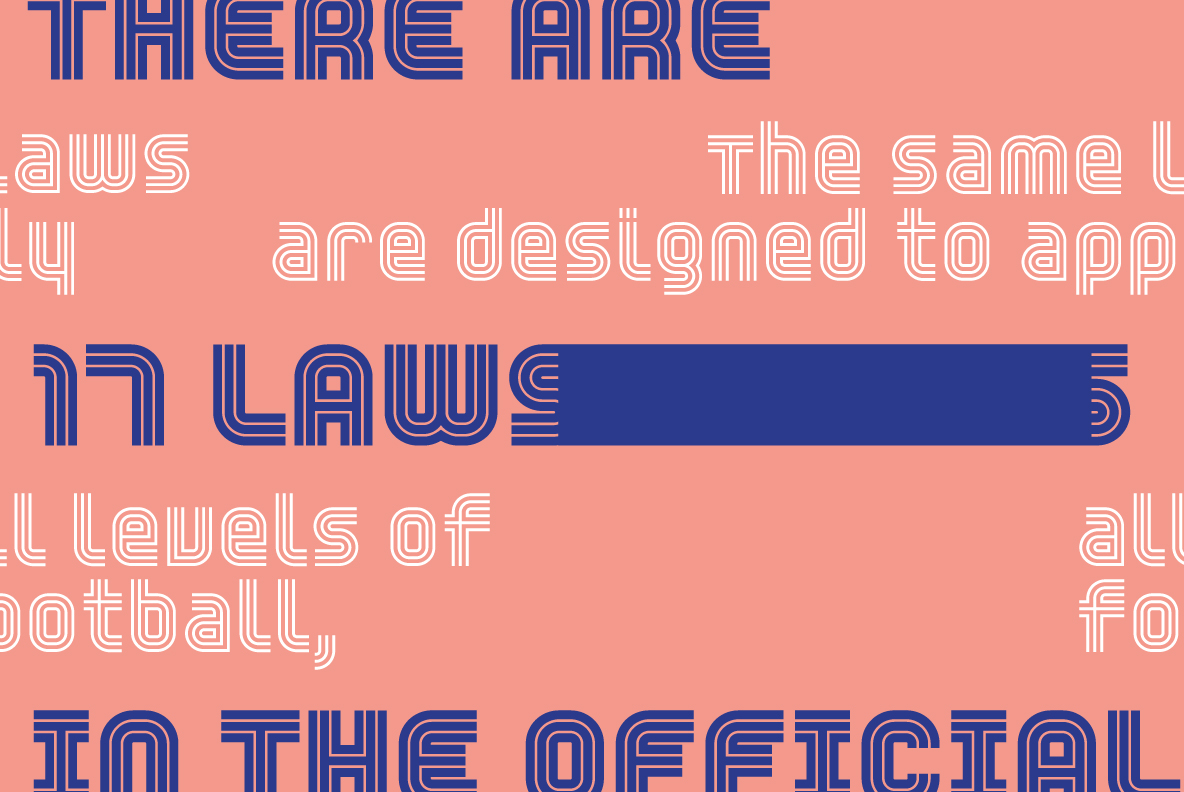 YWFT Trisect Bold Font Poster #1