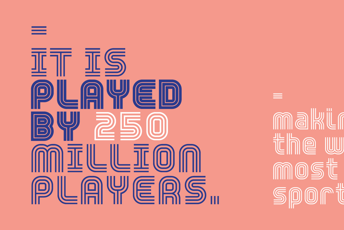 YWFT Trisect Bold Font Poster #1