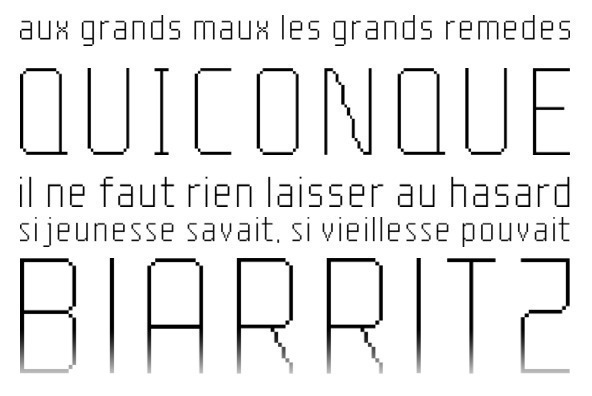 YWFT Processing Regular Font Poster #1