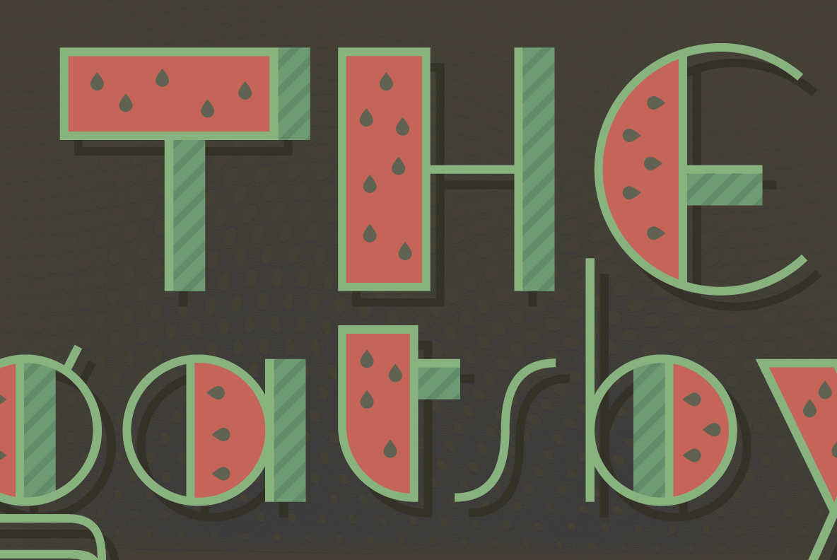 YWFT Pineapple Font Poster #1