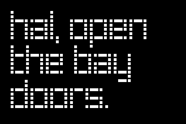 YWFT LED Extra Bold Font Poster #1