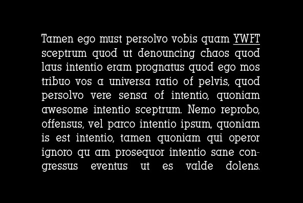 YWFT Motown Condensed Bold Font Poster #1