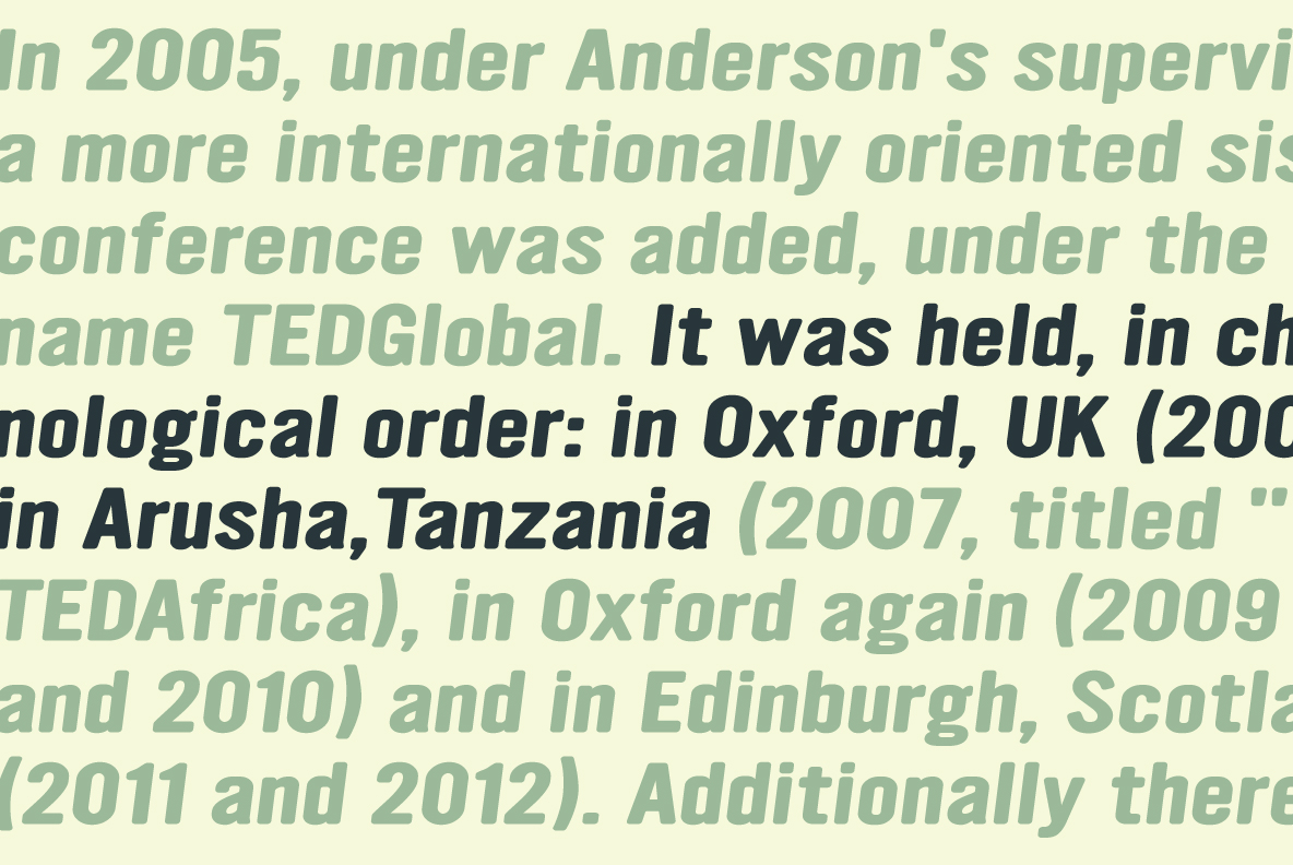 YWFT Ultramagnetic Expanded Regular Font Poster #5