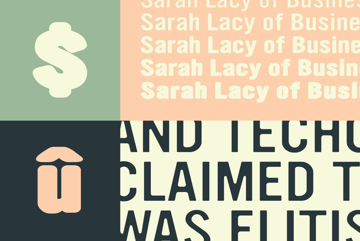 YWFT Ultramagnetic Expanded Regular Font Poster #9