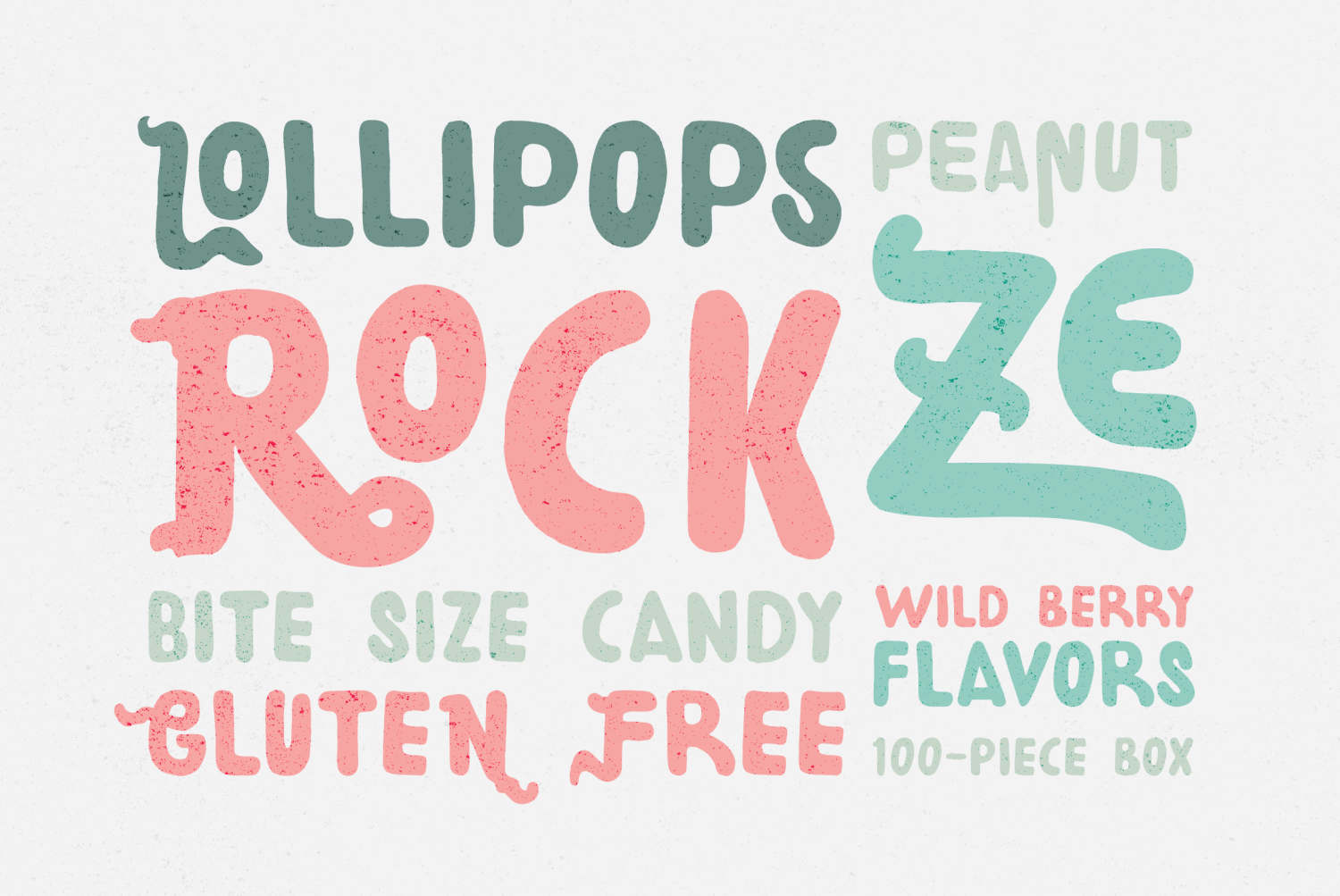 YWFT Sugar Font Poster #1