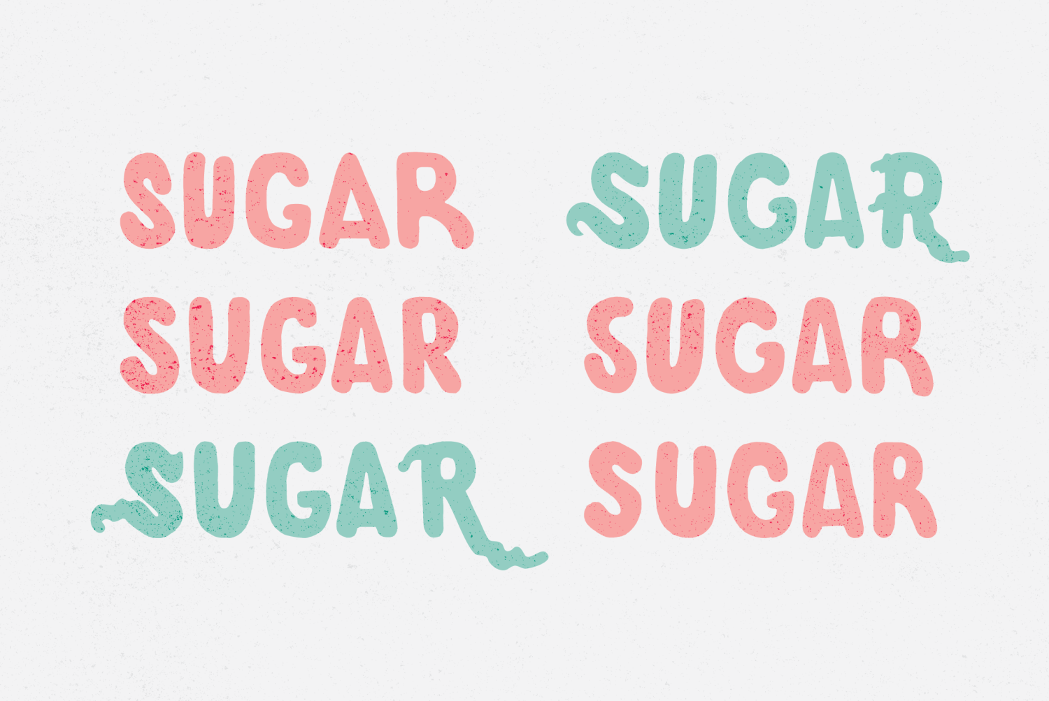 YWFT Sugar Font Poster #1