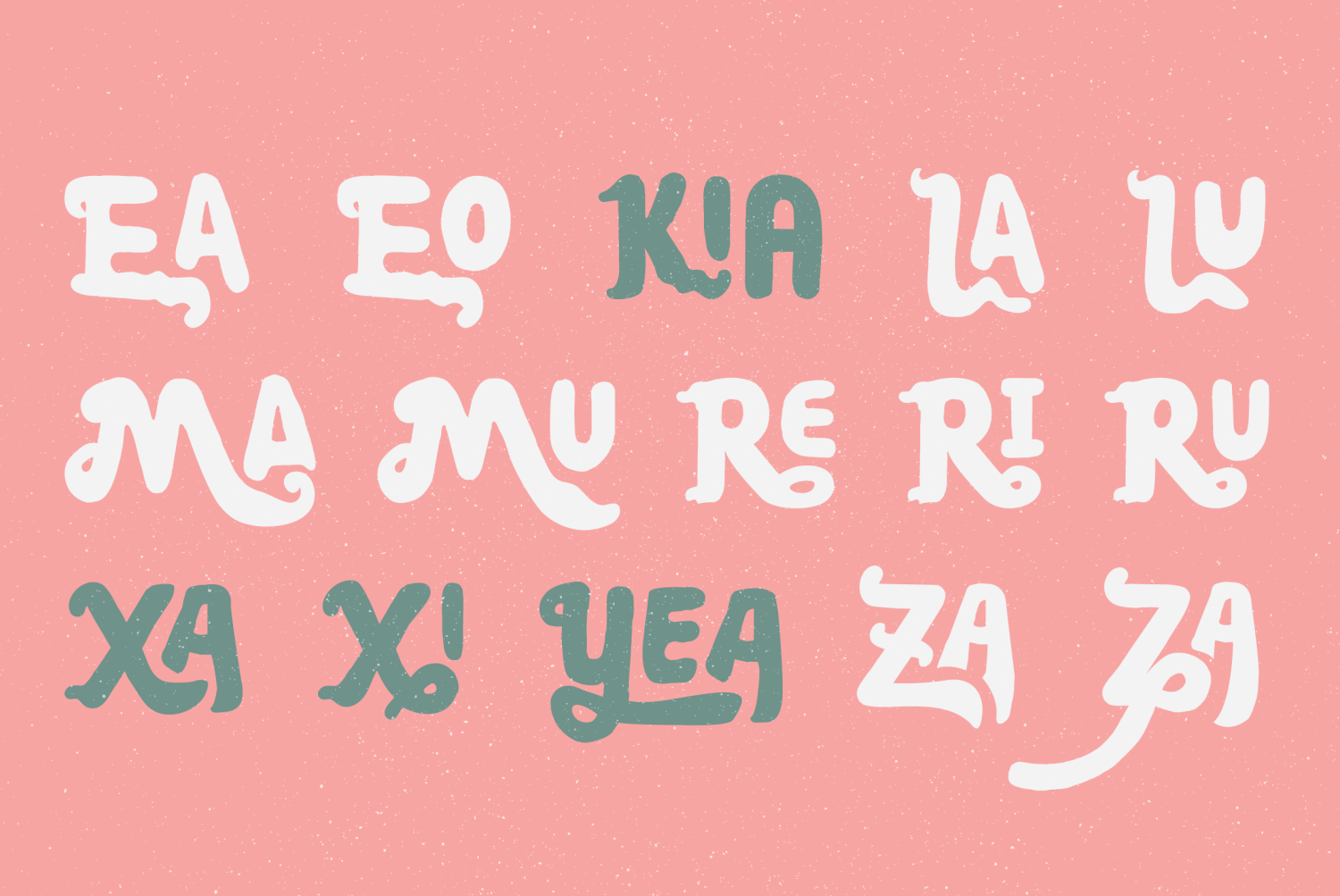 YWFT Sugar Font Poster #1