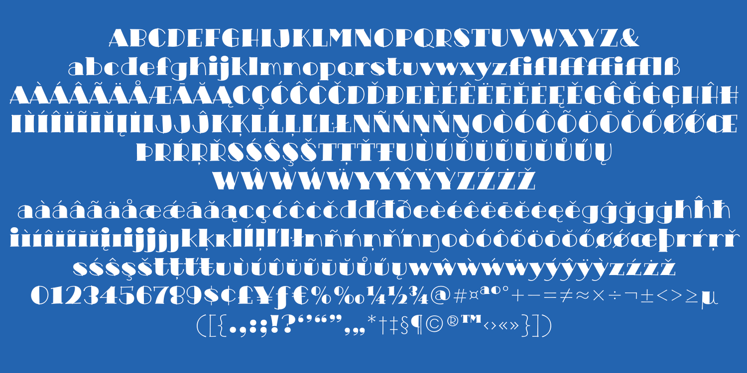 Minotte Solid Pro Font Poster #1
