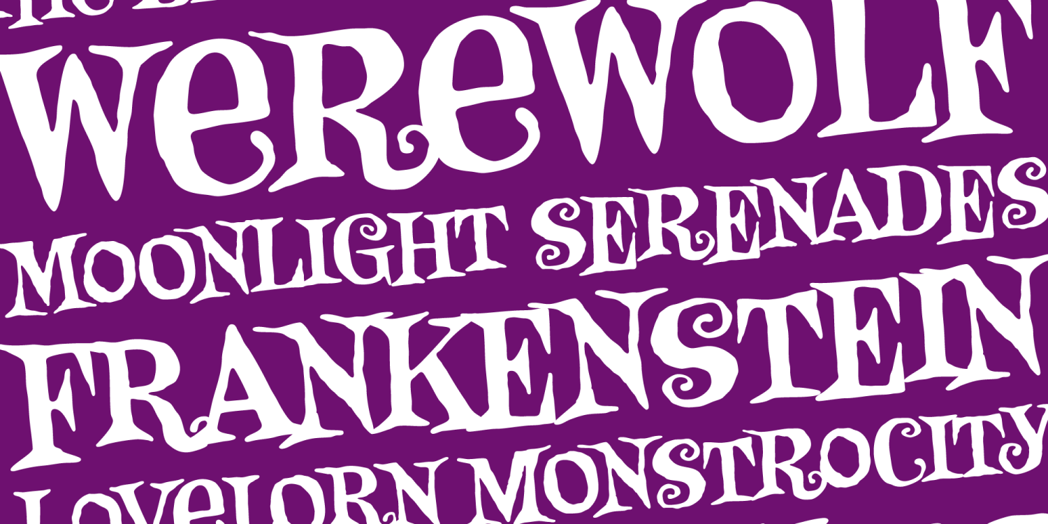Monster Fiesta PB Font Poster #1